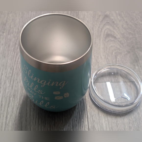 Slinging Pills Pay the Bills Engraved Insulated Stemless Stainless Steel Tumbler - Picture 11 of 16